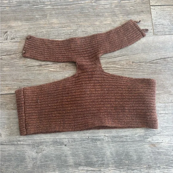 Urban Outfitters Brown Knit Tube Top - Picture 1 of 3